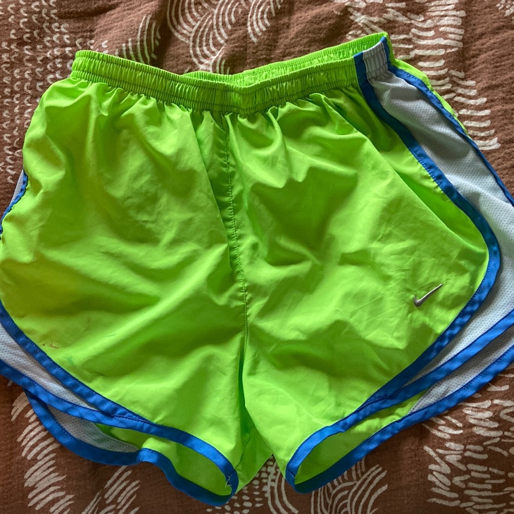 Neon Yellow/Green Nike Shorts
